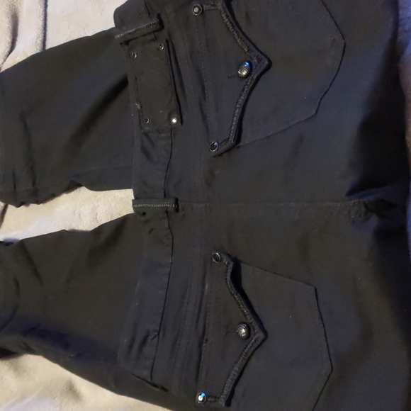code blue black capri jeans size 12/30 - Picture 7 of 14